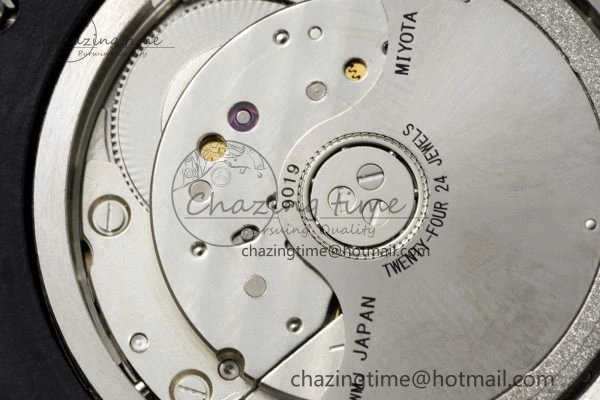 Royal Oak Offshore Diver Forged Carbon IPF Best Edition on Yellow Rubber Strap MIYOTA Trendy 4698
