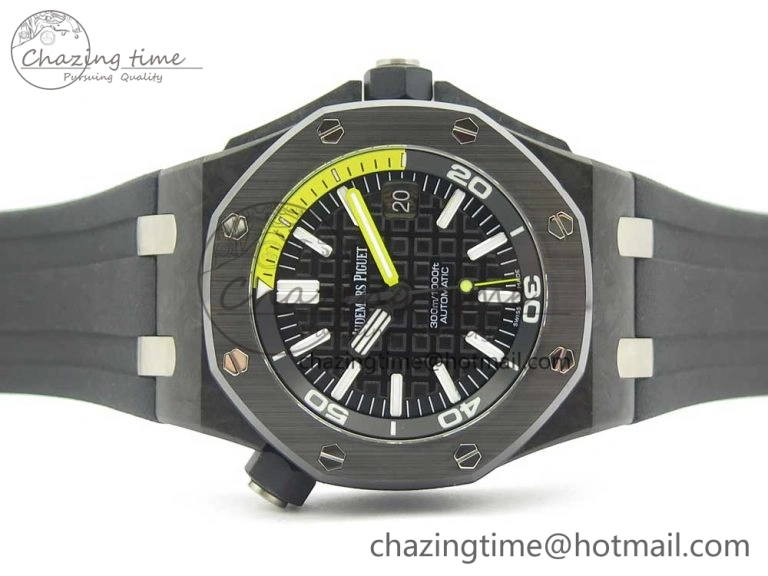 Royal Oak Offshore Diver Forged Carbon XF 1:1 Best Edition on Rubber Strap A2836 V Reliable 4880