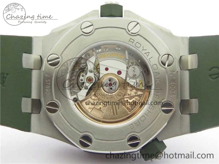 Royal Oak Offshore Diver Green 15710 JF 1:1 Best Edition on Green Rubber Strap A Lightweight 4868