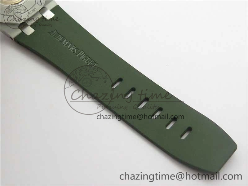 Royal Oak Offshore Diver Green 15710 JF 1:1 Best Edition on Green Rubber Strap A Lightweight 4868