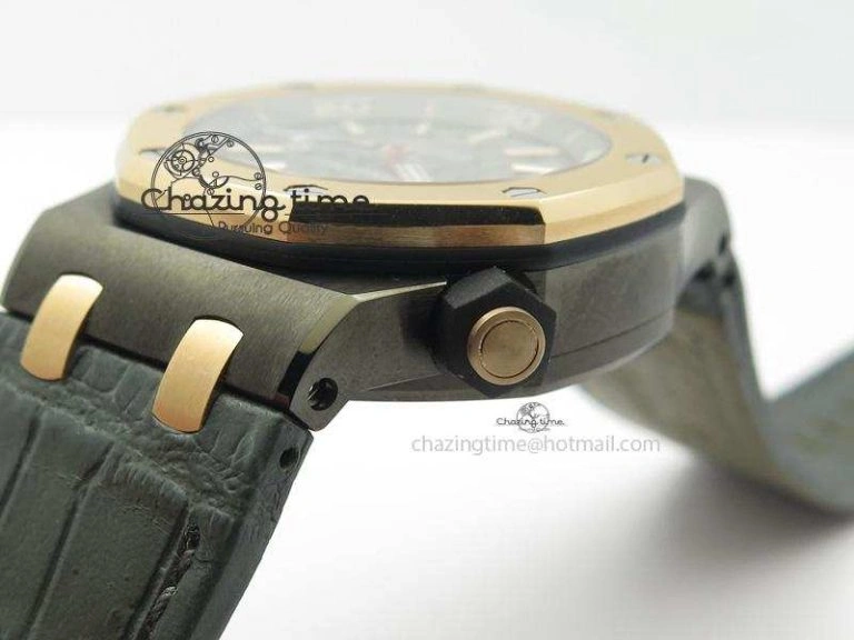Royal Oak Offshore Diver QEII CUP 2014 JF Best Edition On Leather Strap A3120 V2 ( Free XS Rubber ) Minimalist 5079