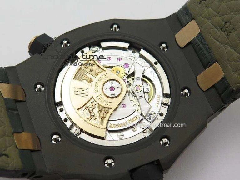 Royal Oak Offshore Diver QEII CUP 2014 JF Best Edition On Leather Strap A3120 V2 ( Free XS Rubber ) Minimalist 5079