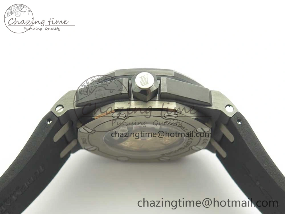 Royal Oak Offshore Diver Real Ceramic JF Best Edition on Rubber Strap A3120 V5S Resilient 4900