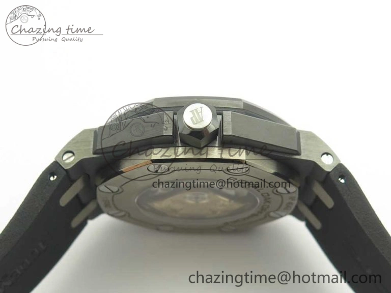 Royal Oak Offshore Diver Real Ceramic JF Best Edition on Rubber Strap A3120 V5S Resilient 4900