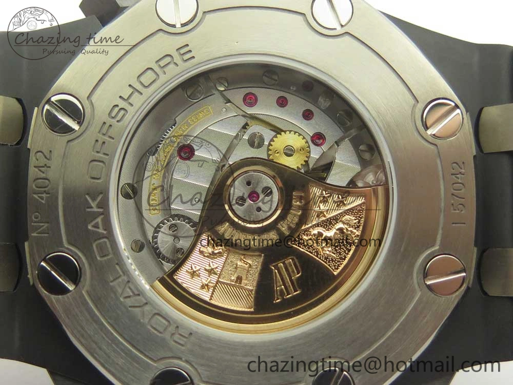 Royal Oak Offshore Diver Real Ceramic JF Best Edition on Rubber Strap A3120 V5S Resilient 4900