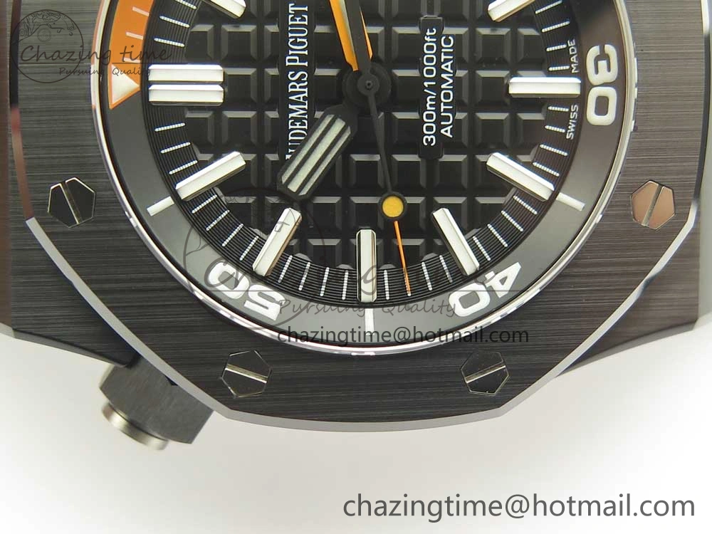Royal Oak Offshore Diver Real Ceramic JF Best Edition on Rubber Strap A3120 V5S Resilient 4900