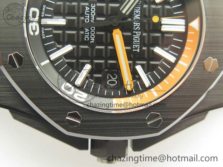 Royal Oak Offshore Diver Real Ceramic JF Best Edition on Rubber Strap A3120 V5S Resilient 4900