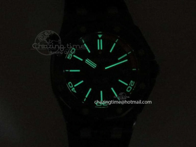 Royal Oak Offshore Diver Real Ceramic Noob Best Edition on Rubber Strap A Attractive 5136