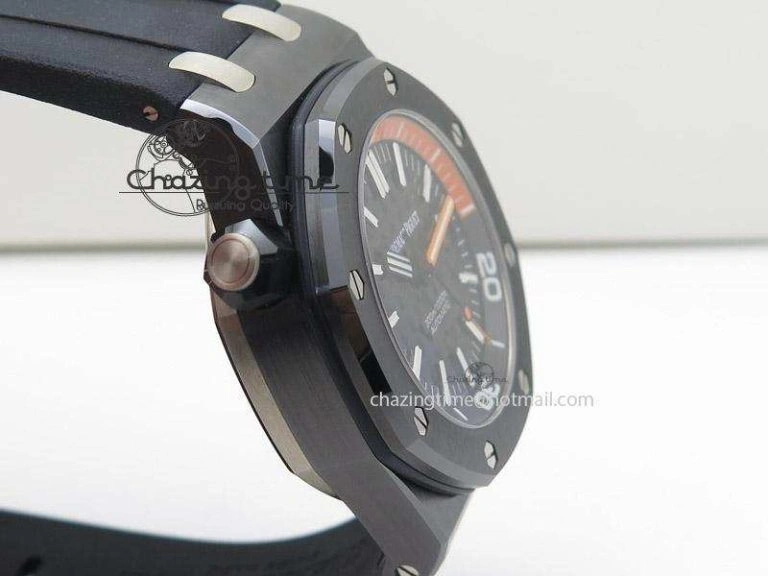 Royal Oak Offshore Diver Real Ceramic Noob Best Edition on Rubber Strap A Attractive 5136