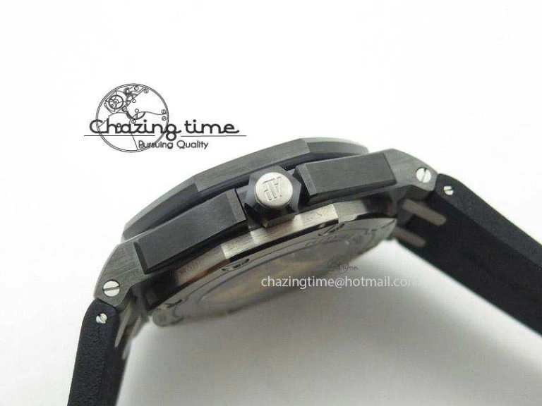 Royal Oak Offshore Diver Real Ceramic Noob Best Edition on Rubber Strap A Attractive 5136