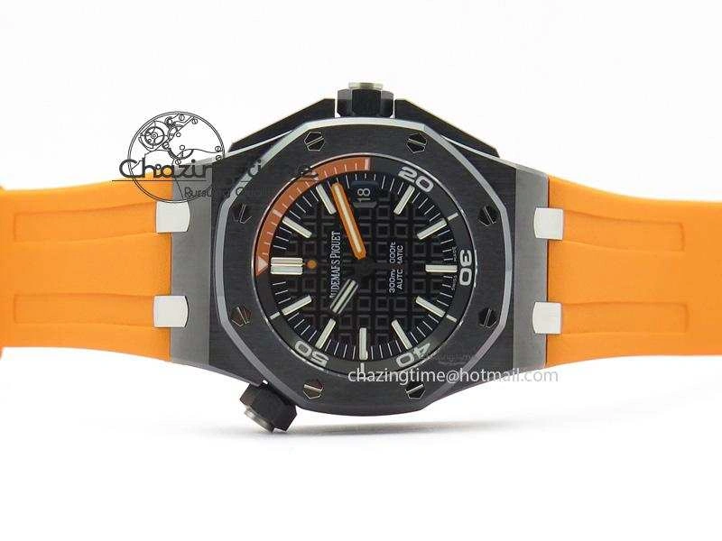 Royal Oak Offshore Diver Real Ceramic V6F Best Edition On Orange Rubber Strap A EasyCare 5090