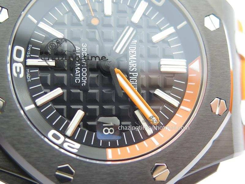 Royal Oak Offshore Diver Real Ceramic V6F Best Edition On Orange Rubber Strap A EasyCare 5090
