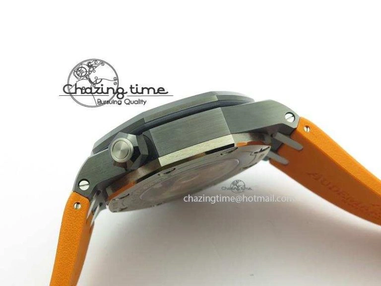 Royal Oak Offshore Diver Real Ceramic V6F Best Edition On Orange Rubber Strap A EasyCare 5090