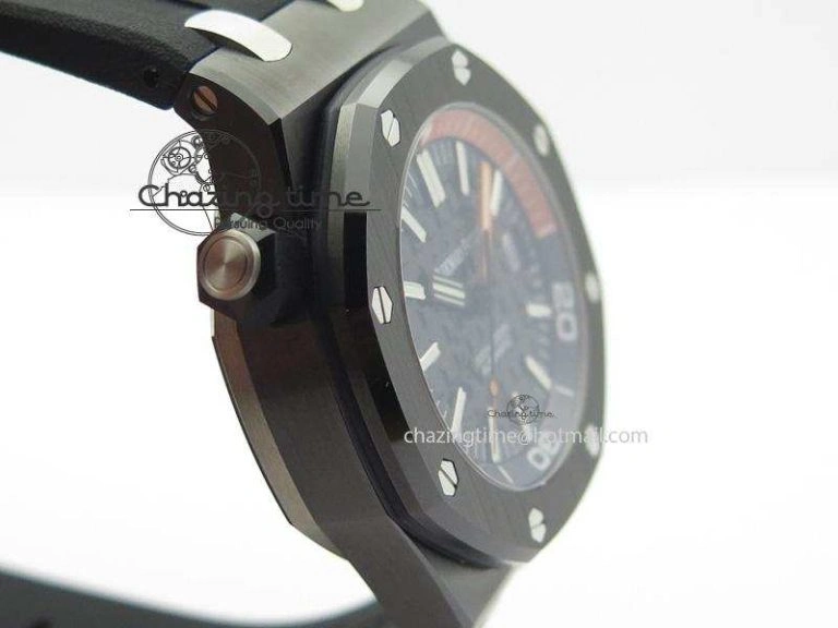 Royal Oak Offshore Diver Real Ceramic V6F Best Edition On Rubber Strap A3120 V OdorResistant 5082
