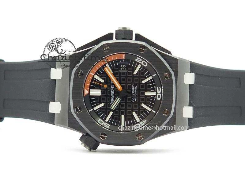 Royal Oak Offshore Diver Real Ceramic V6F Best Edition On Rubber Strap A3120 V OdorResistant 5082