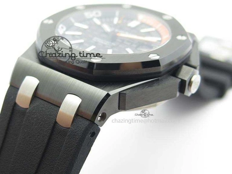 Royal Oak Offshore Diver Real Ceramic V6F Best Edition On Rubber Strap A3120 V OdorResistant 5082