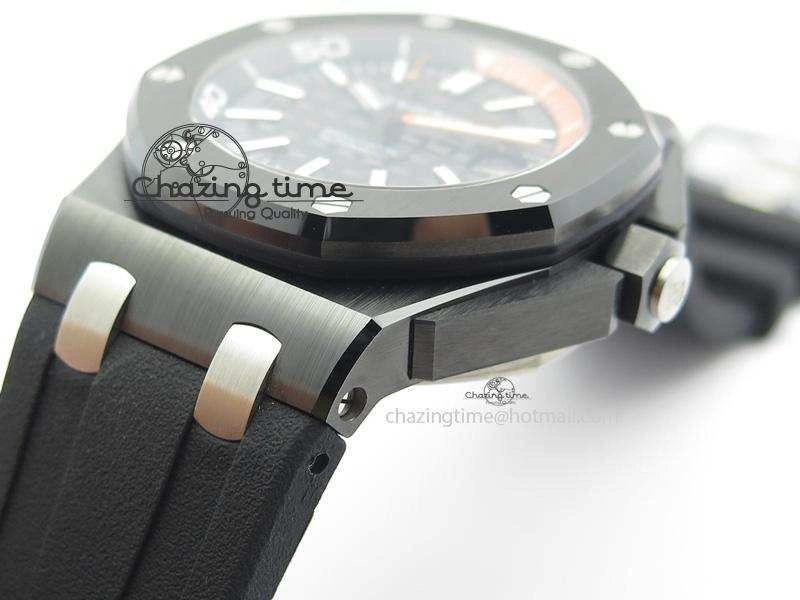 Royal Oak Offshore Diver Real Ceramic V6F Best Edition On Rubber Strap A3120 V OdorResistant 5082