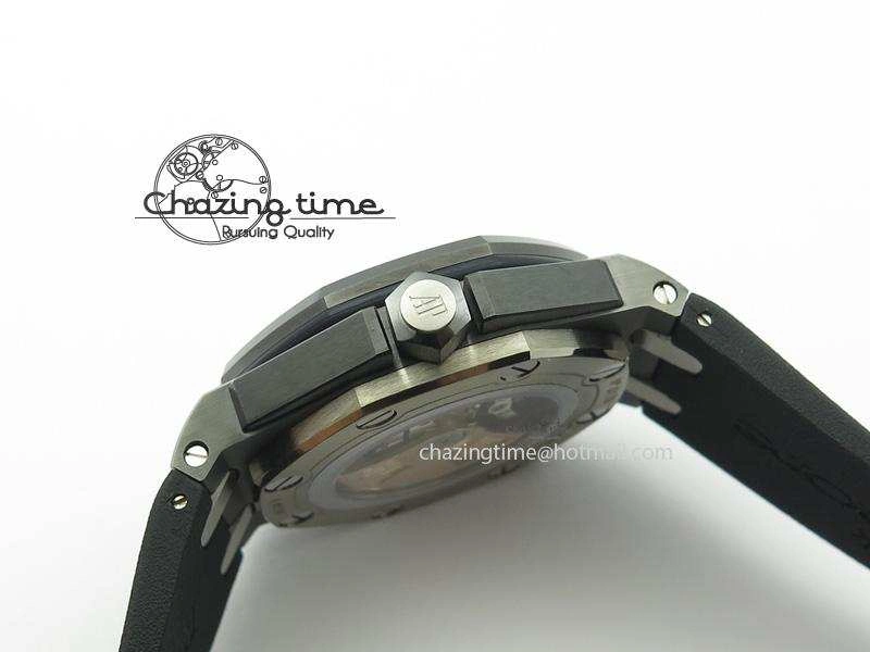 Royal Oak Offshore Diver Real Ceramic V6F Best Edition On Rubber Strap A3120 V OdorResistant 5082