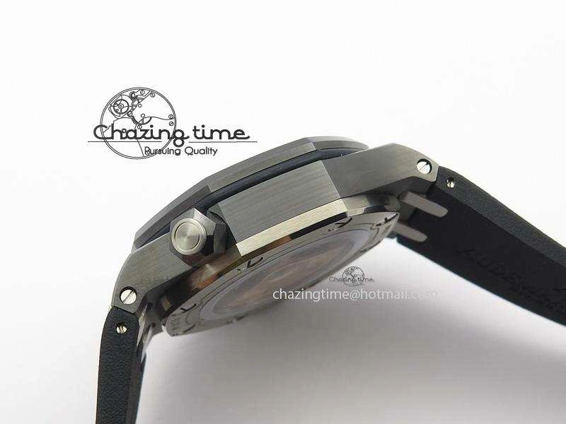 Royal Oak Offshore Diver Real Ceramic V6F Best Edition On Rubber Strap A3120 V OdorResistant 5082