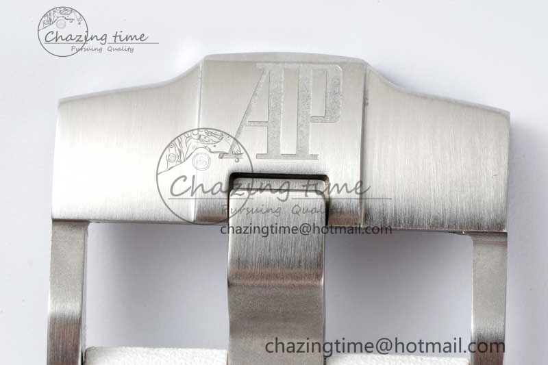 ZeroBulk Royal Oak Offshore Diver White Ceramic IPF Best Edition on Rubber Strap A 4732
