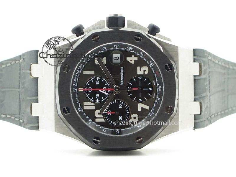 Royal Oak Offshore Doha Limited Edition On Grey Leather Strap A Snug 5116
