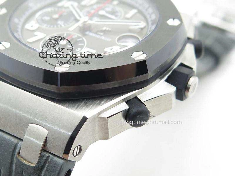 Royal Oak Offshore Doha Limited Edition On Grey Leather Strap A Snug 5116