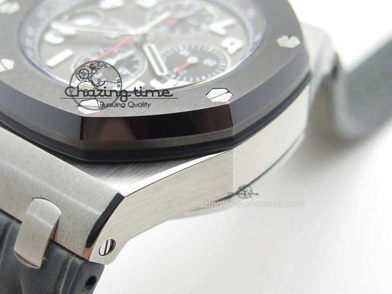 Royal Oak Offshore Doha Limited Edition On Grey Leather Strap A Snug 5116