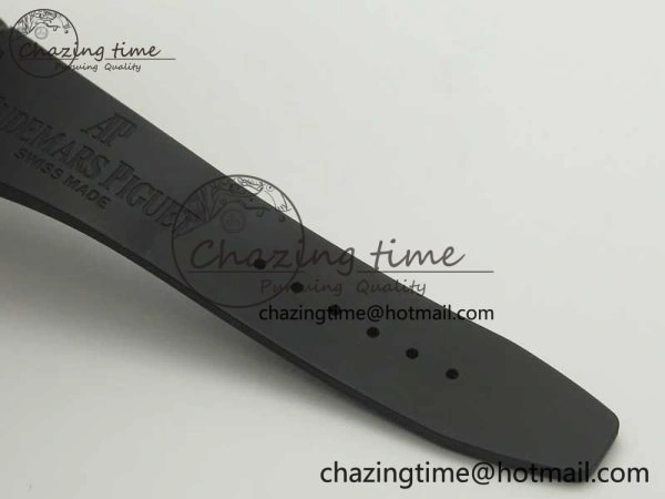 Royal Oak Offshore “GINZA 7” Forged Carbon JF Best Edition on Rubber Strap A3126 V2 w  Cyclops Bold 4929