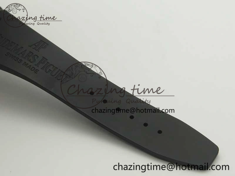 Royal Oak Offshore “GINZA 7” Forged Carbon JF Best Edition on Rubber Strap A3126 V2 w  Cyclops Bold 4929