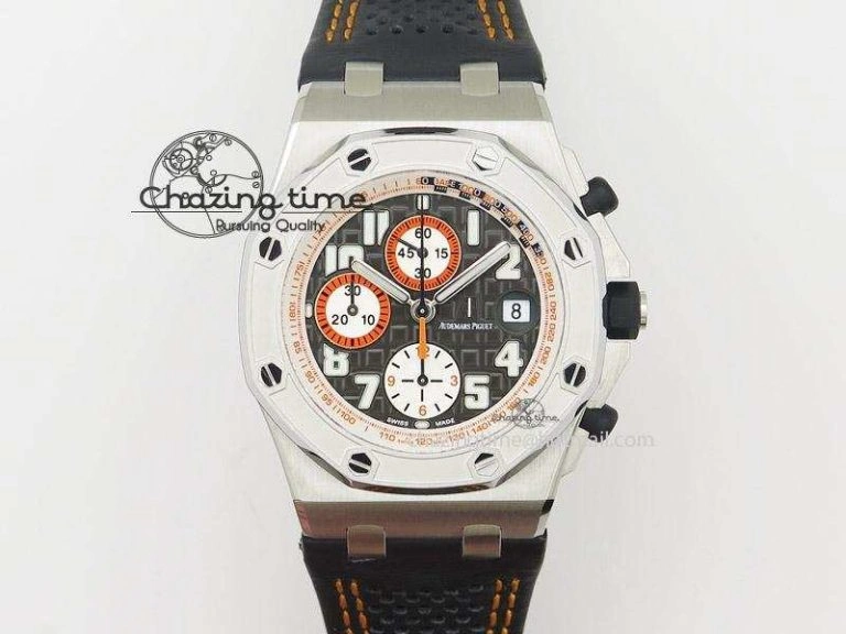 FlexibleFit Royal Oak Offshore “Gentleman Driver” JF Best Edition on Black Leather Strap A 5138