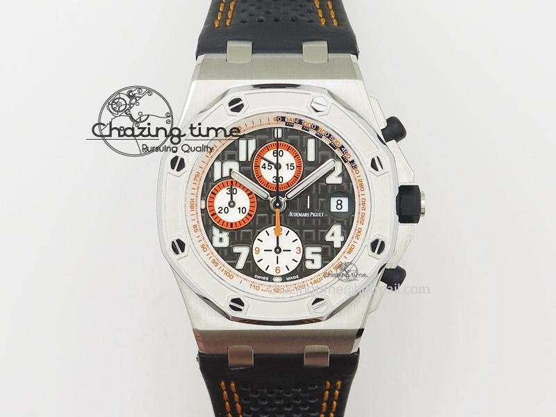 FlexibleFit Royal Oak Offshore “Gentleman Driver” JF Best Edition on Black Leather Strap A 5138