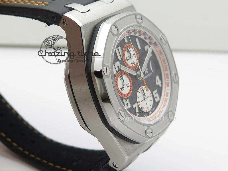 FlexibleFit Royal Oak Offshore “Gentleman Driver” JF Best Edition on Black Leather Strap A 5138
