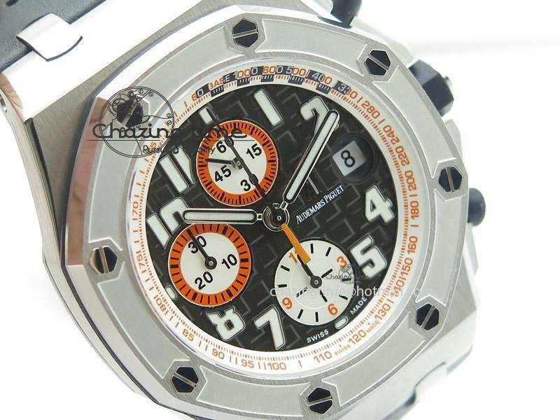 FlexibleFit Royal Oak Offshore “Gentleman Driver” JF Best Edition on Black Leather Strap A 5138