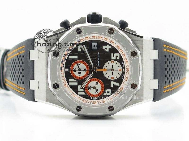 FlexibleFit Royal Oak Offshore “Gentleman Driver” JF Best Edition on Black Leather Strap A 5138