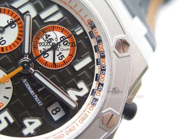 FlexibleFit Royal Oak Offshore “Gentleman Driver” JF Best Edition on Black Leather Strap A 5138