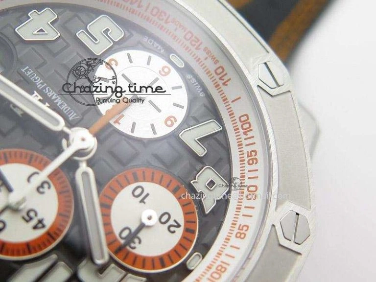 FlexibleFit Royal Oak Offshore “Gentleman Driver” JF Best Edition on Black Leather Strap A 5138