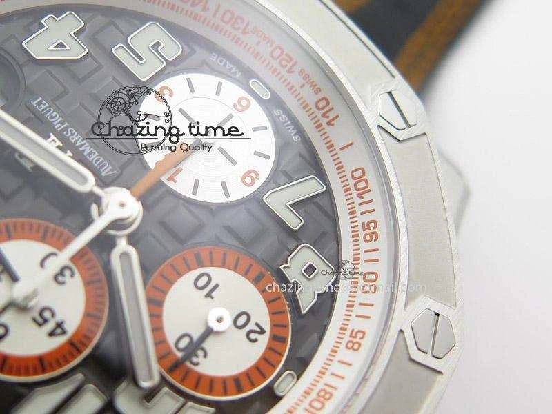 FlexibleFit Royal Oak Offshore “Gentleman Driver” JF Best Edition on Black Leather Strap A 5138