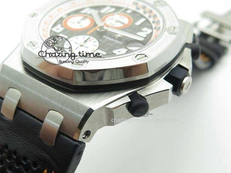 FlexibleFit Royal Oak Offshore “Gentleman Driver” JF Best Edition on Black Leather Strap A 5138