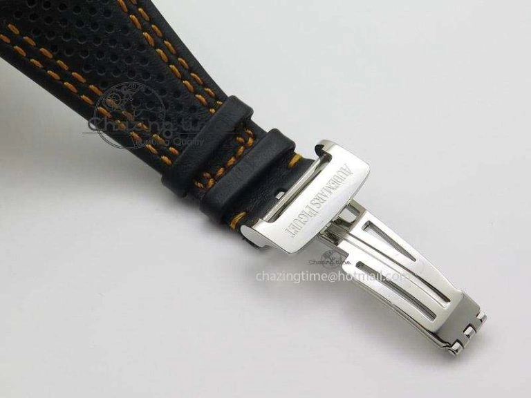 FlexibleFit Royal Oak Offshore “Gentleman Driver” JF Best Edition on Black Leather Strap A 5138