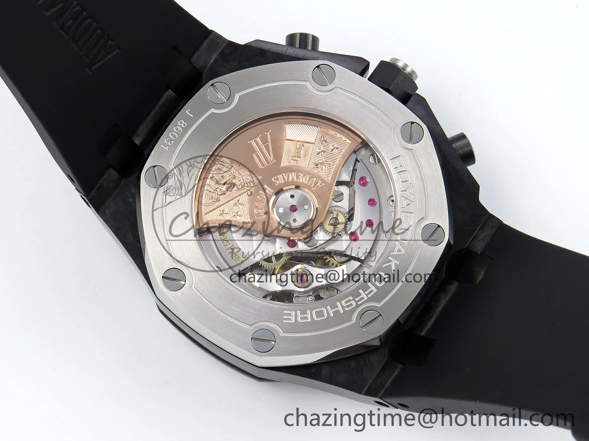 SportInspired Royal Oak Offshore ‘Ginza 7’ APF Best Edition on Black Rubber Strap A 4439