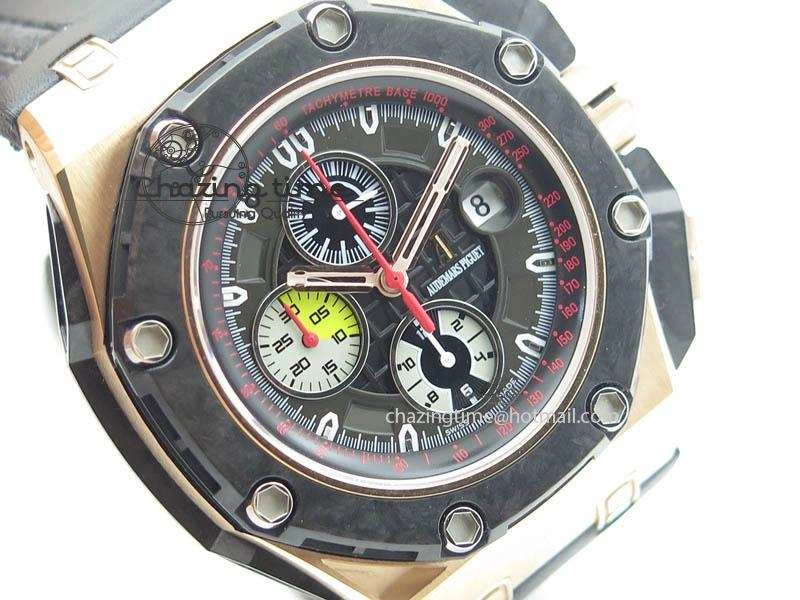 Royal Oak Offshore Grand Prix RG JF Best Edition Real Forge Carbon Parts V3 A3126 (Free XS Rubber Strap) Unique 5121