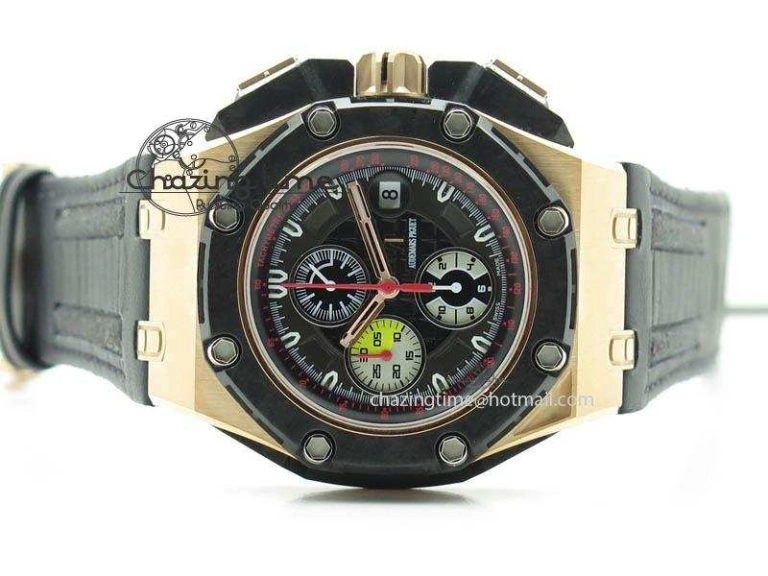 Royal Oak Offshore Grand Prix RG JF Best Edition Real Forge Carbon Parts V3 A3126 (Free XS Rubber Strap) Unique 5121