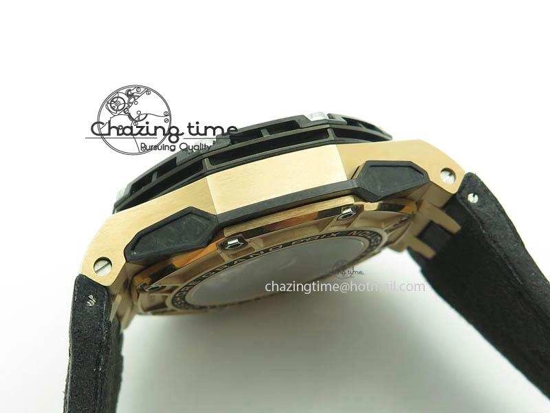 Royal Oak Offshore Grand Prix RG JF Best Edition Real Forge Carbon Parts V3 A3126 (Free XS Rubber Strap) Unique 5121