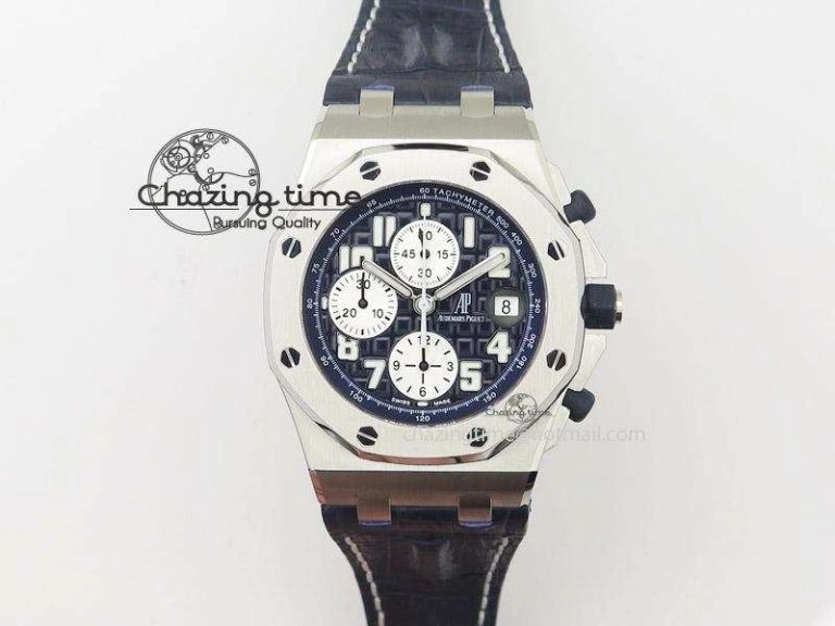 Royal Oak Offshore JF Best Edition Blue Themes on Blue Leather Strap A Classic 5135