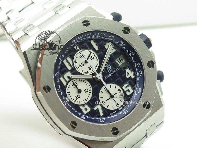 Royal Oak Offshore JF Best Edition Blue Themes on SS Bracelet A FlexibleFit 5134