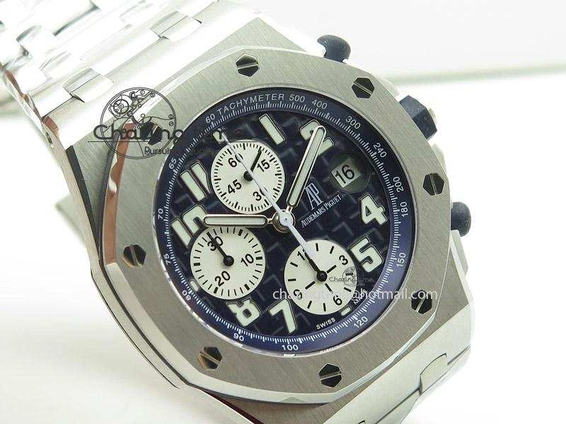 Royal Oak Offshore JF Best Edition Blue Themes on SS Bracelet A FlexibleFit 5134