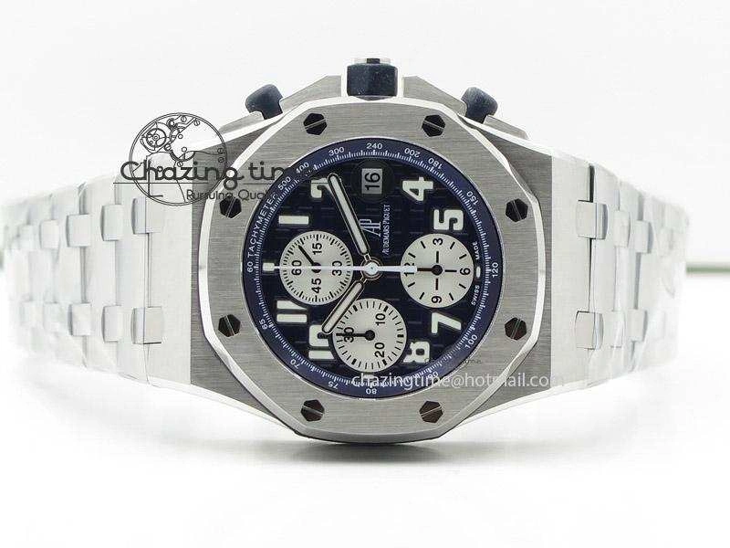 Royal Oak Offshore JF Best Edition Blue Themes on SS Bracelet A FlexibleFit 5134