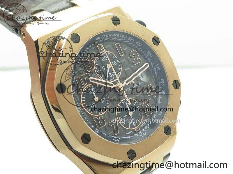 Royal Oak Offshore JF Best Edition Don Ramon de la Cruz on Brown Leather Strap A FastDry 5139