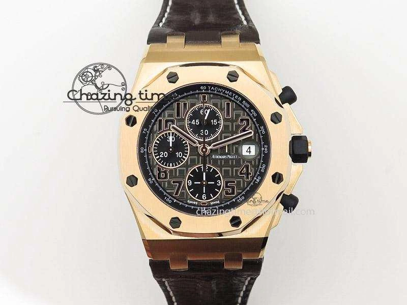 Royal Oak Offshore JF Best Edition Don Ramon de la Cruz on Brown Leather Strap A FastDry 5139
