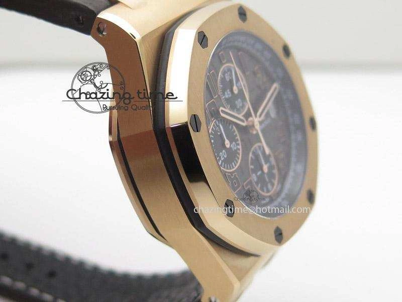 Royal Oak Offshore JF Best Edition Don Ramon de la Cruz on Brown Leather Strap A FastDry 5139